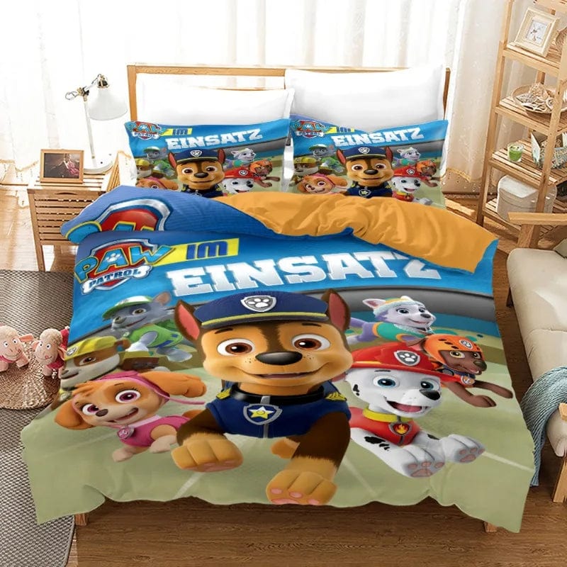 Canvanation 5 / EU Twin 135x200cm Housse De Couette - Paw Patrols Enfant 18 Couleurs