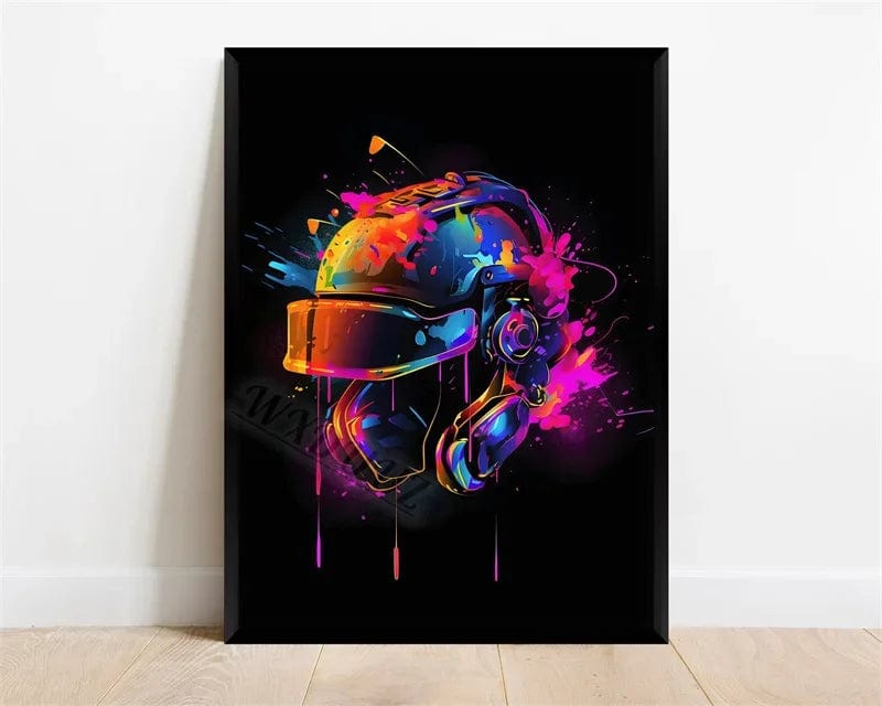 Canvanation 6 Game / 21x30cm Affiche Chambre Adolescent Gamer