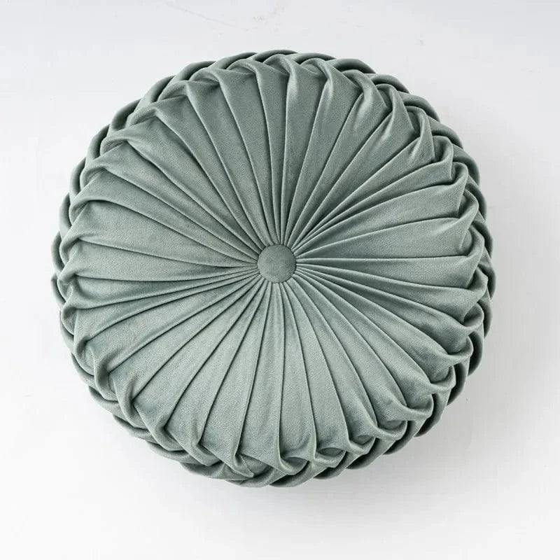 Canvanation Vert A / 35x35x10cm Coussin Fleurs