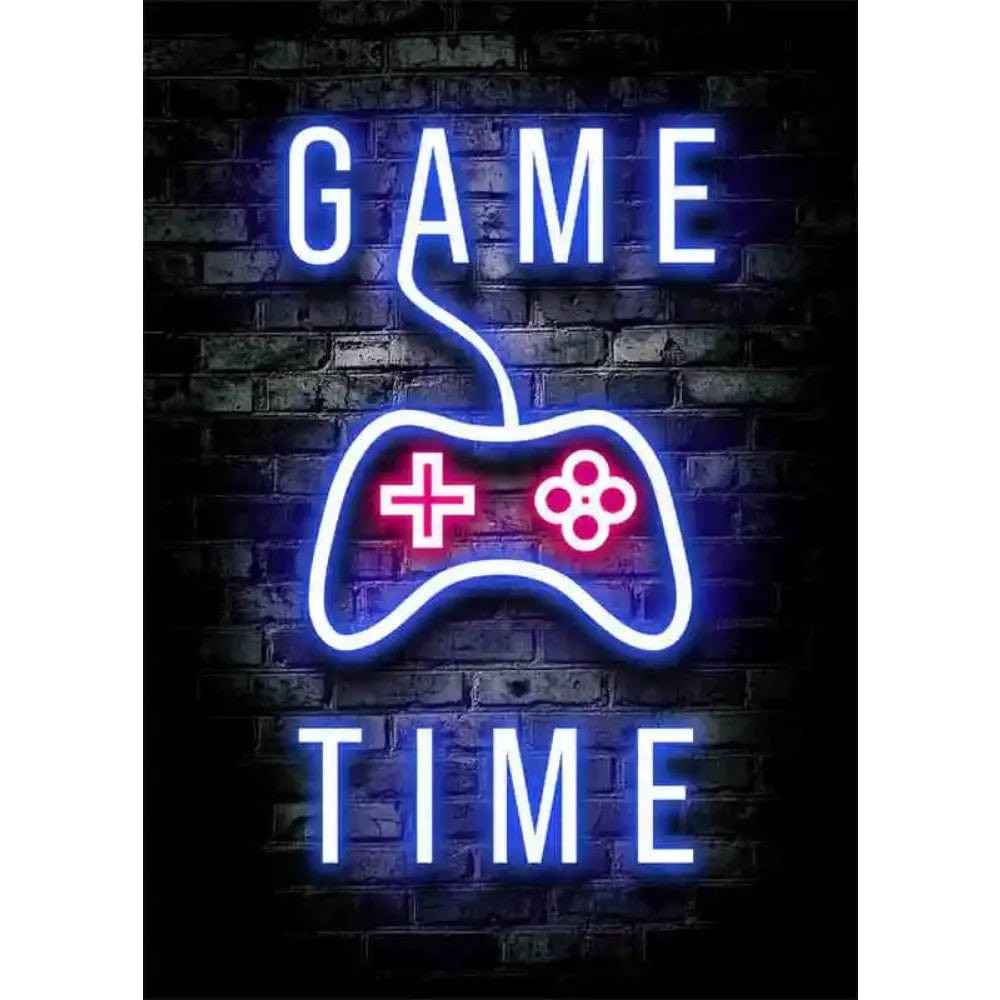 Affiche Neon Chambre Gaming