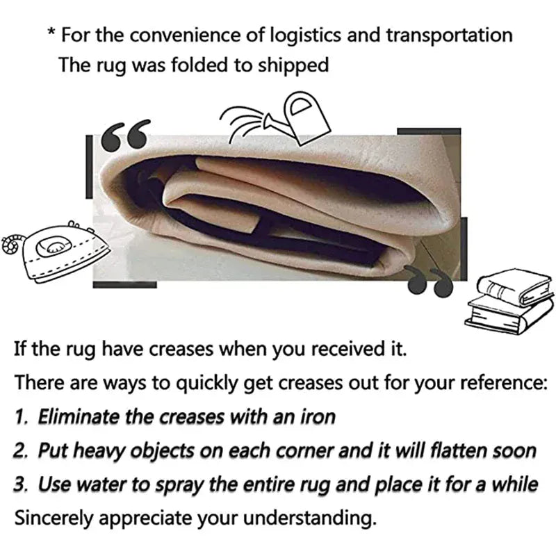 Canvanation Tapis de Salon Moderne Géométrique – Antidérapant, Lavable & Impression 3D