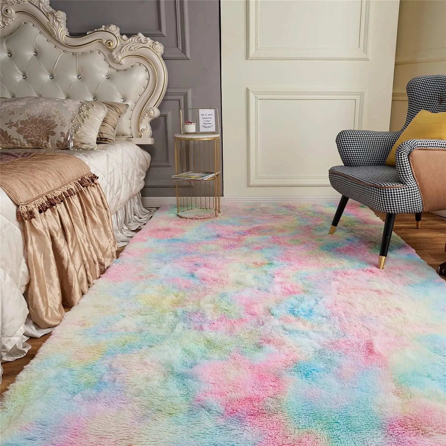 Canvanation Tapis De chambre - Motif uni