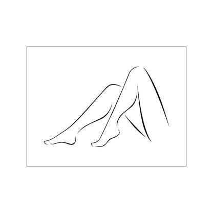 Canvanation K / 30x42cm Affiche Abstrait Couple Dessin