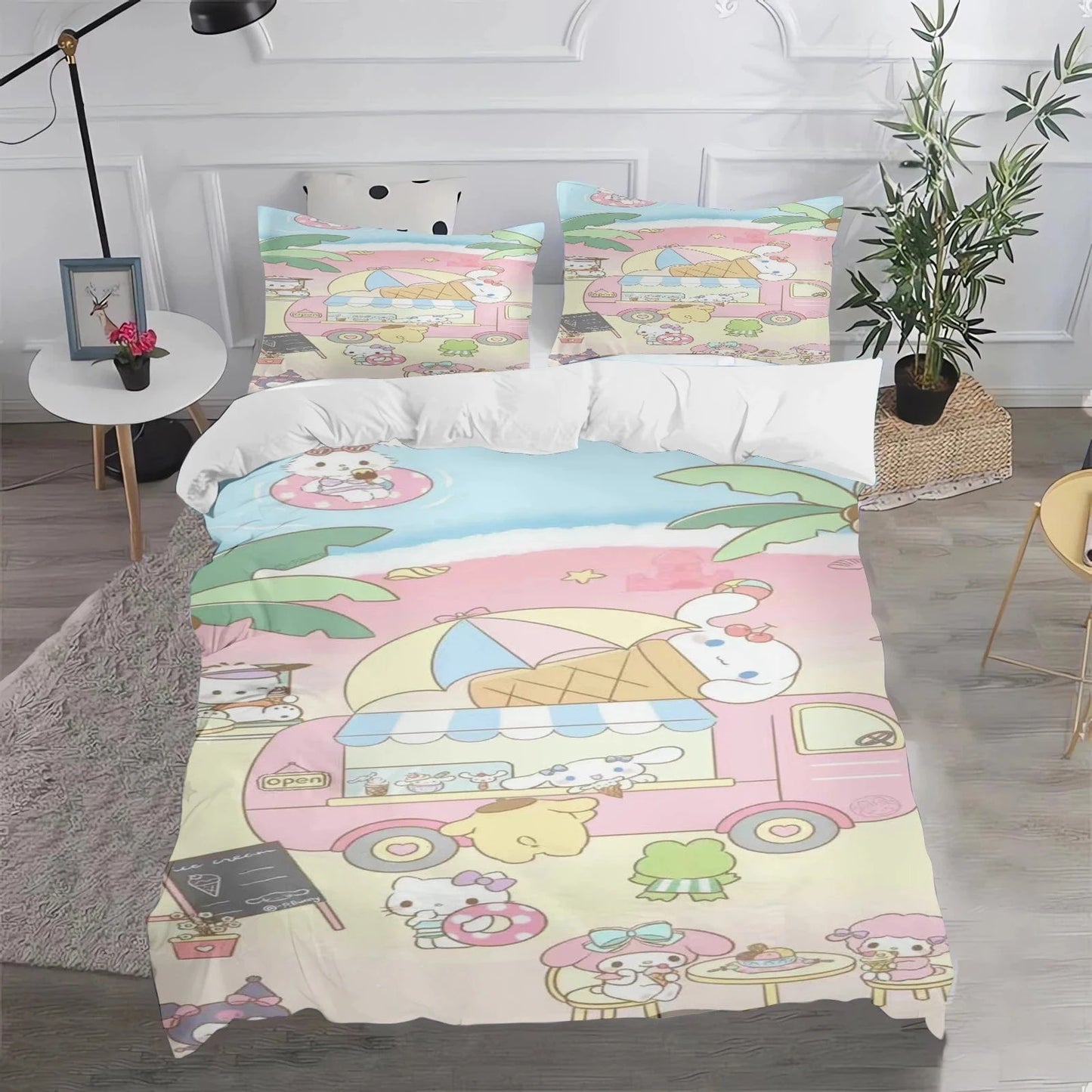 Canvanation 9 / 135x200cm Housse De Couette - Hello Kitty 3D