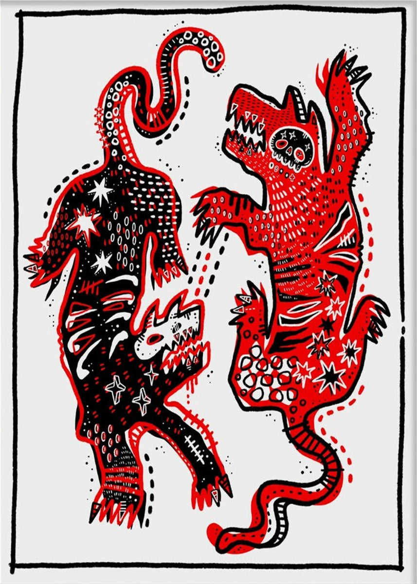Affiche Abstrait Art Japonais