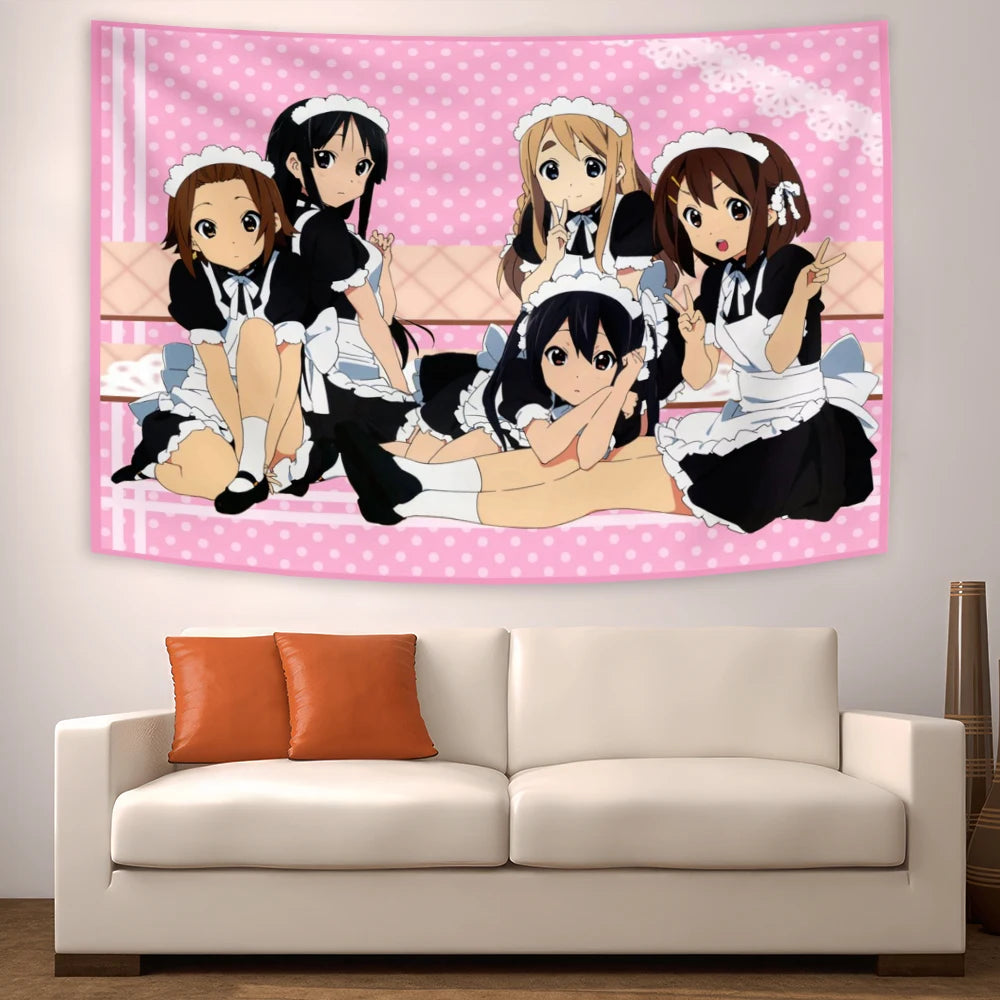 Tapisserie japonaise Anime Kawaii