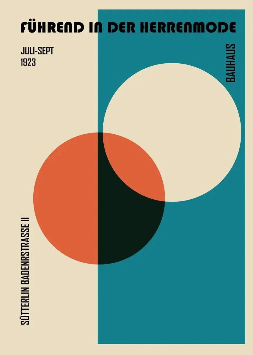 Canvanation PF26225 / 40x60cm Affiche Bauhaus Simple Géométrique