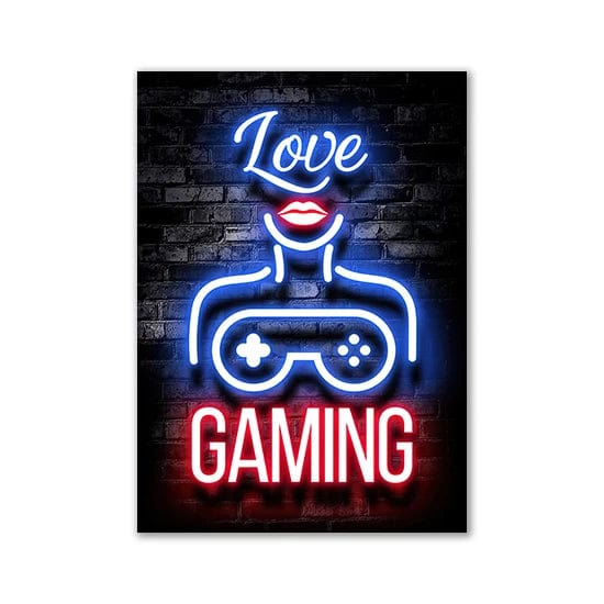 Canvanation Pattern15 / 30x40cm Affiche Chambre Gaming Zone