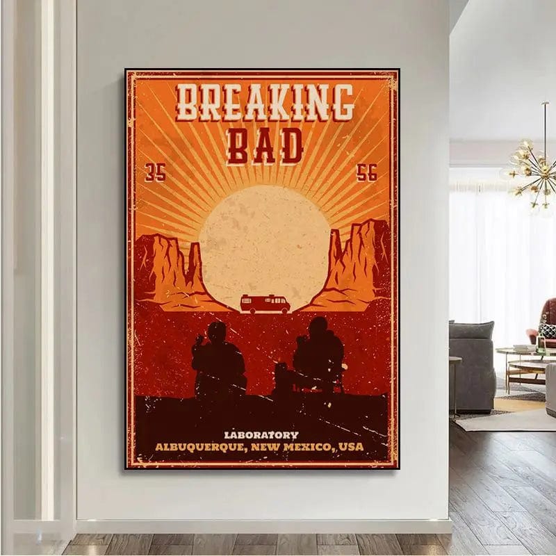 Canvanation A4 / 21cmx29.7cm Affiche Breaking Bad Film Action