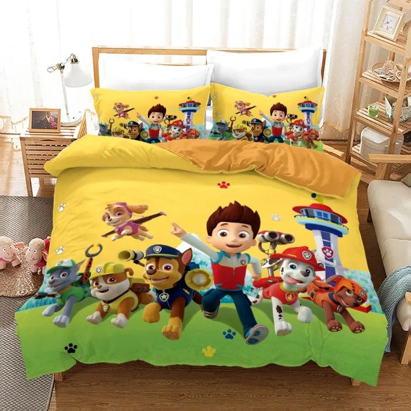Canvanation 10 / EU Twin 135x200cm Housse De Couette - Paw Patrols Enfant 18 Couleurs