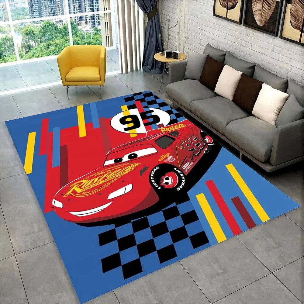 Canvanation 13 / 60x90cm Tapis De Chambre - Cars Lightning McQueen