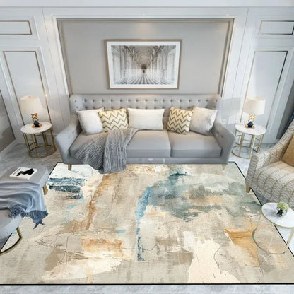 Canvanation CX046-Flannel-10 / 160x200cm 63x78.7in Tapis De Salon - Abstrait Moderne