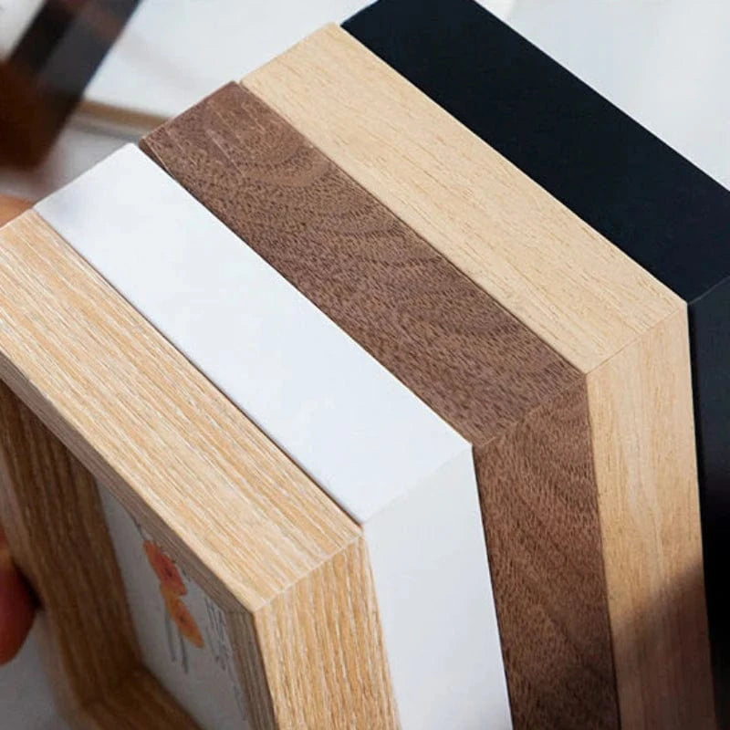 Canvanation Cadre Photo Moderne en Bois - Forme Carrée