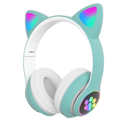 Canvanation Vert / CHINA Casque Oreilles de Chat LED