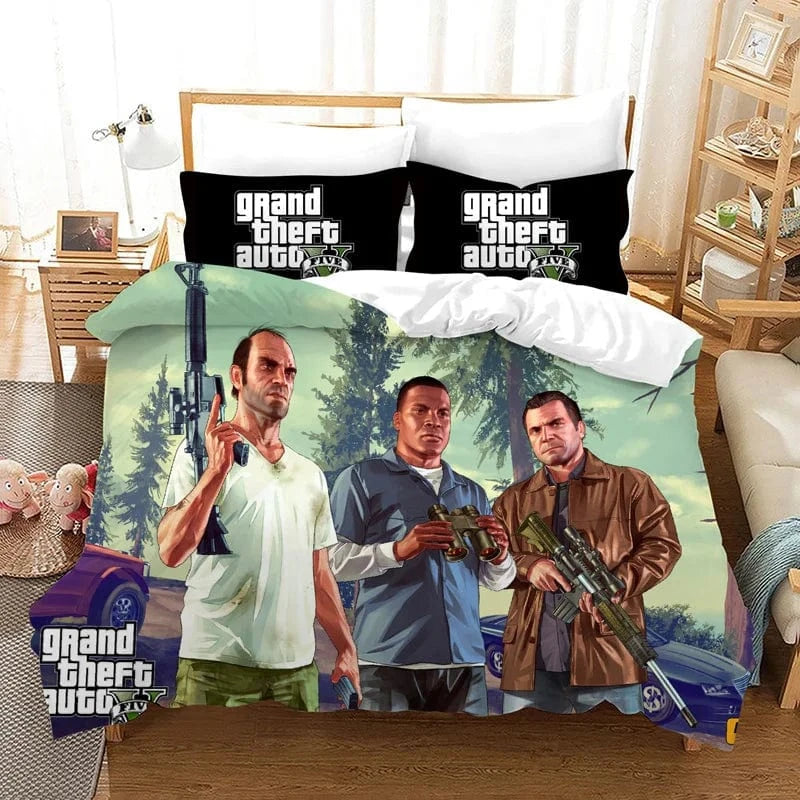 Canvanation Housse De Couette - Game GTA V, Grand Theft Auto 5