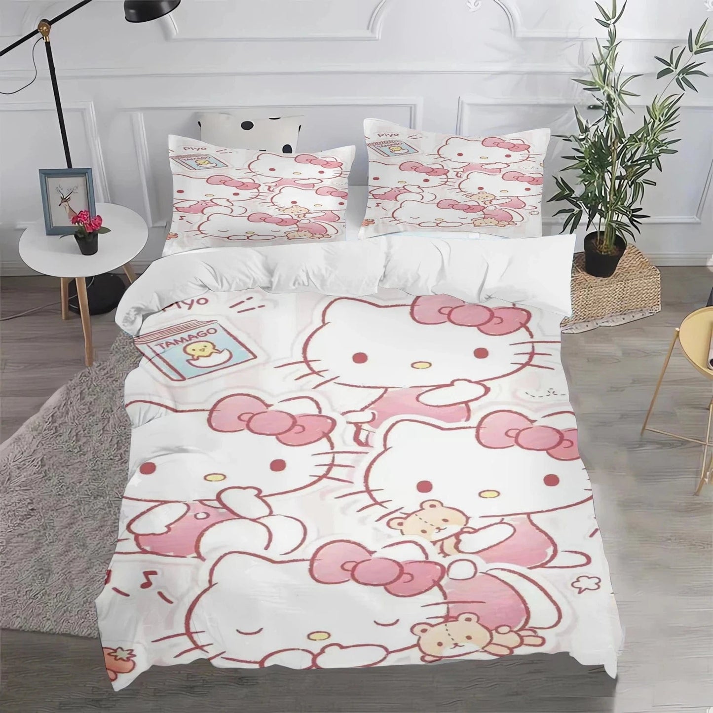 Canvanation 10 / 135x200cm Housse De Couette - Hello Kitty 3D