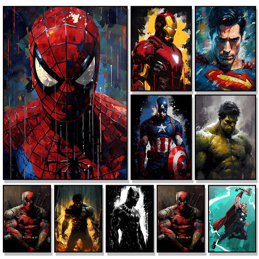 Canvanation Affiche - Marvel SpiderMan Iron Man