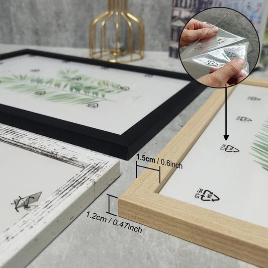 Canvanation Cadre Photo en Bois Rustique