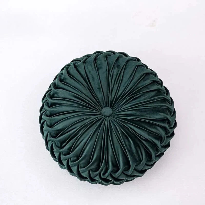 Canvanation Vert-A / 35x35x10cm Coussin Fleurs