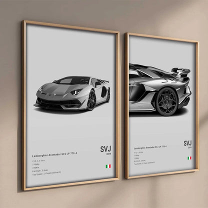 Affiche Voiture Lamborghini SVJ