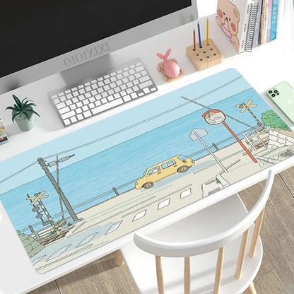 Canvanation 10 / 90x40x2 CM Tapis De Souris  - Cute Lapin Dessin Anime