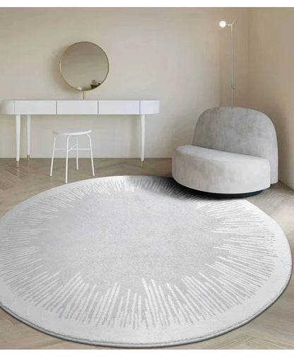Canvanation N / Diametre 120cm Tapis De Salon Rond - Moelleux Et Doux