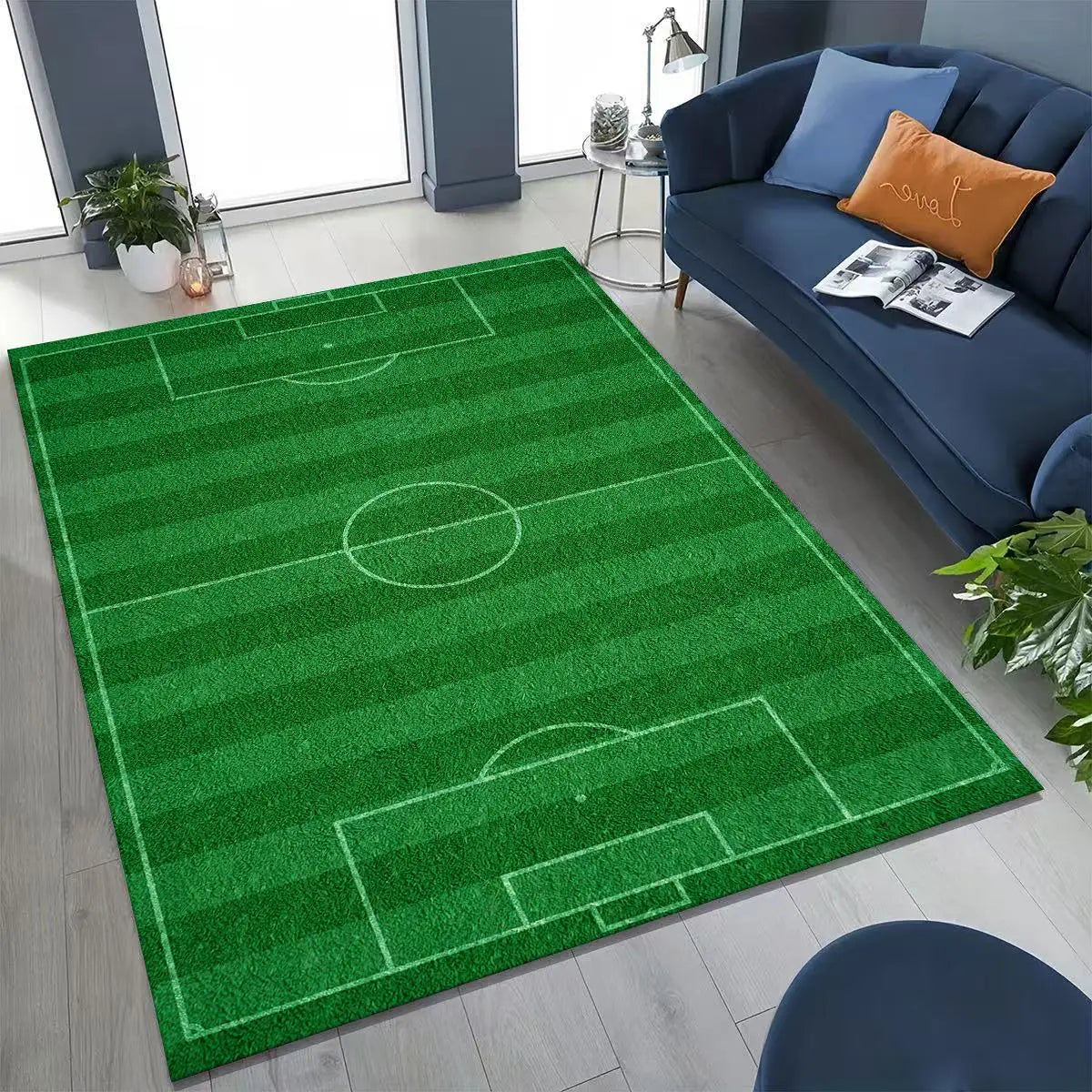 Canvanation 23 / 230x160cm( 90x62in ) Tapis De Chambre - 3D Terrain De Football Stade