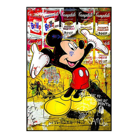 Poster Mickey Mouse Campbells