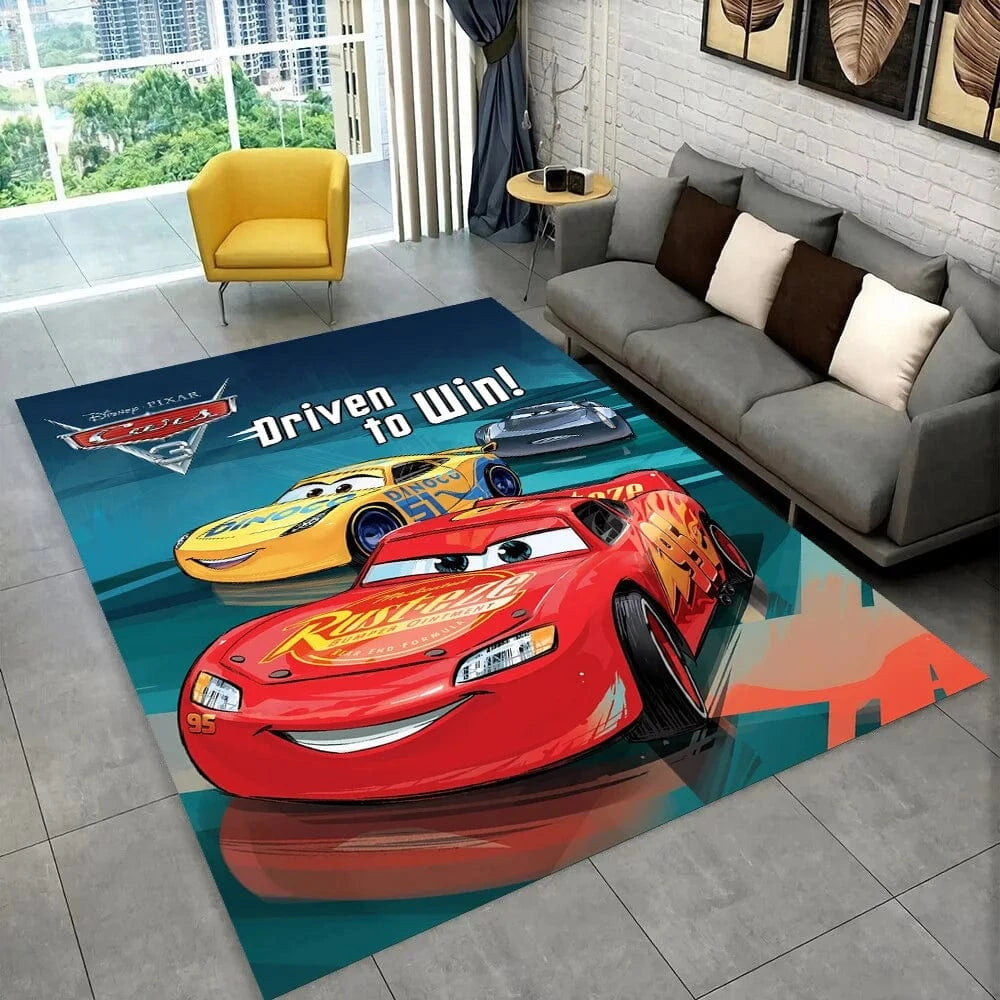 Canvanation 10 / 230x160cm Tapis De Chambre - Cars Lightning McQueen