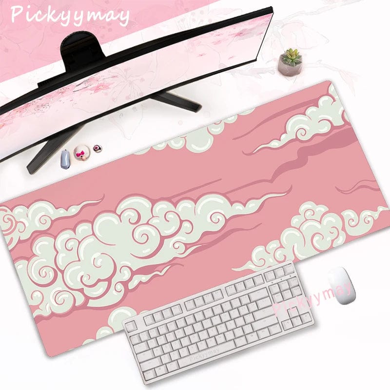 Canvanation WA00354 (1) / 400x900x2mm Tapis De Souris - Rose Cerisier Fleurie