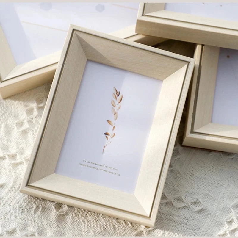 Canvanation Creme / 20.3X25.3cm 10inch Cadre Photo Rectangulaire Moderne en Résine