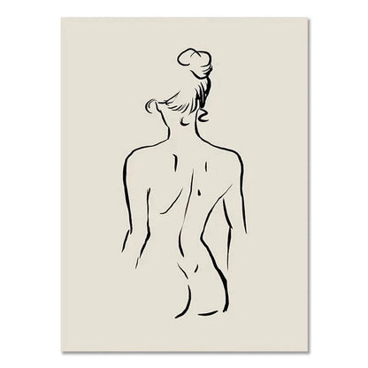 Canvanation 21x30cm / Su10 Affiche Bohème Noir Et Blanc