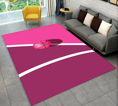 Canvanation 20 / 120x160cm Tapis De Chambre - Terrain De Basketball