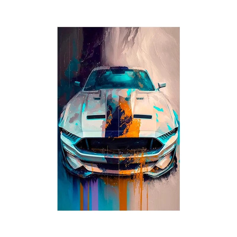 Canvanation 70X100cm / Z898 Affiche Ford Mustang GT500 Sports