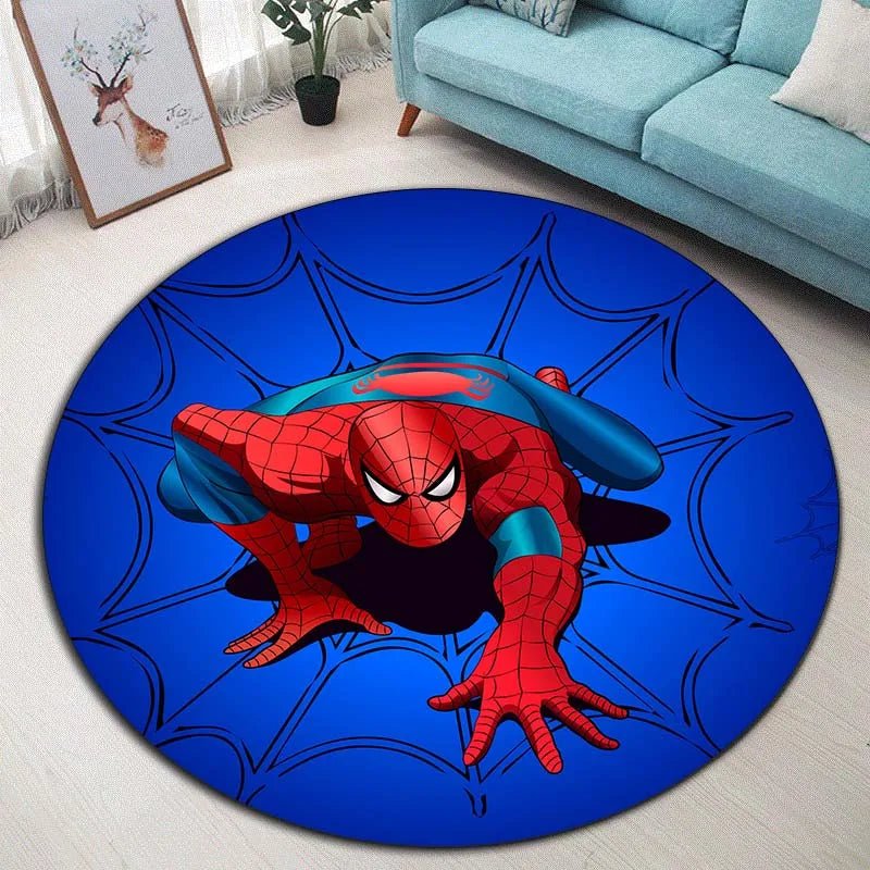 Tapis De Chambre Rond Spider Man Marvel