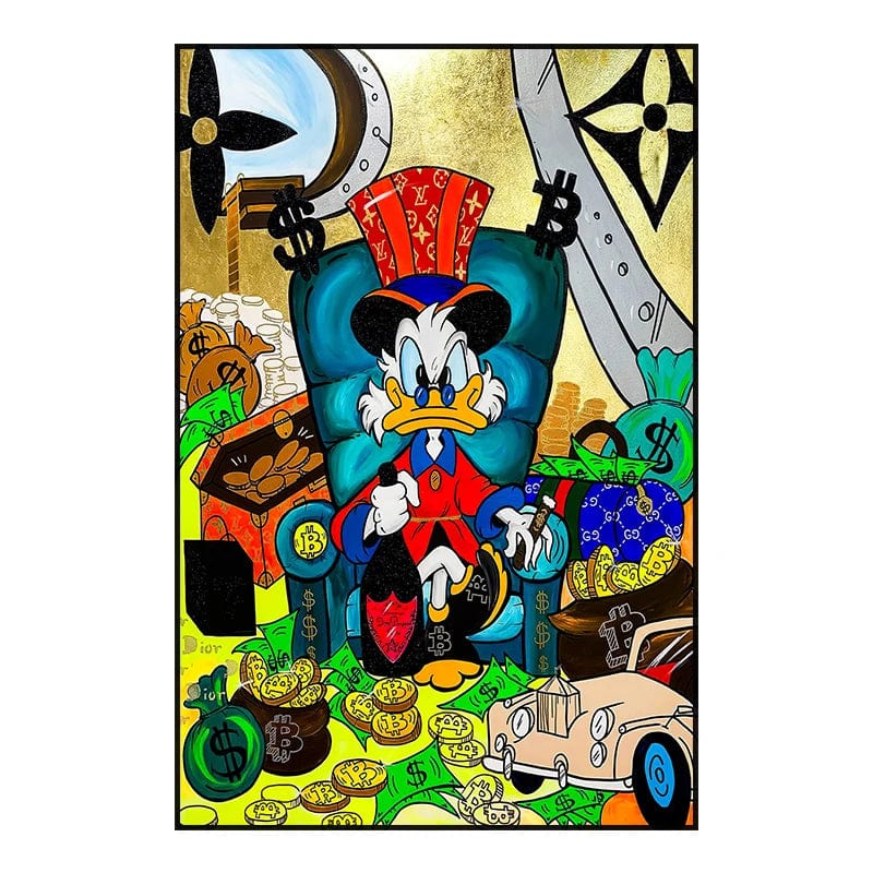 Poster Donald Duck Riche