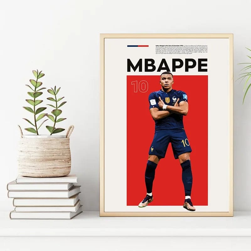 Affiche Football Joueur Mbappe