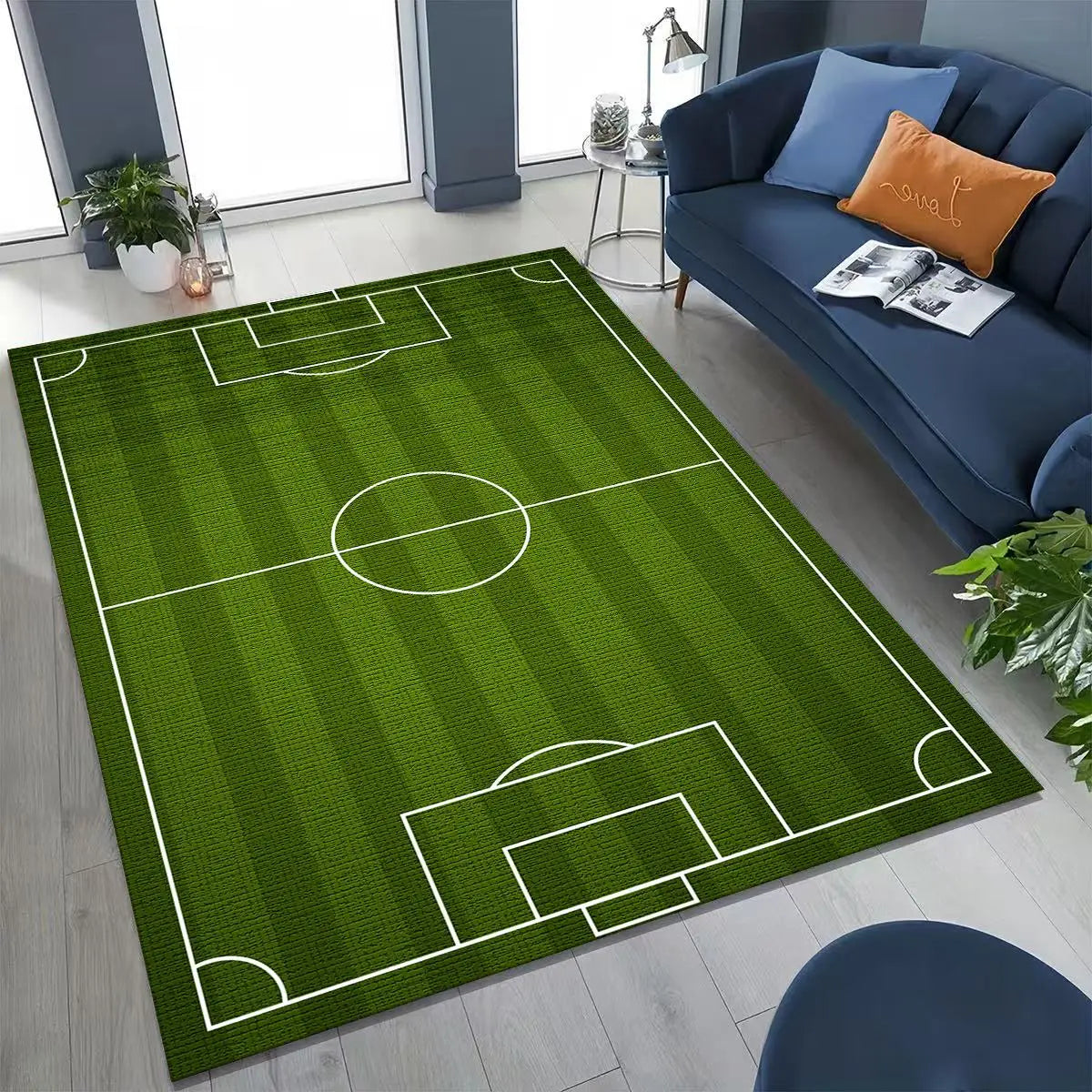 Canvanation 3 / 230x160cm( 90x62in ) Tapis De Chambre - 3D Terrain De Football Stade