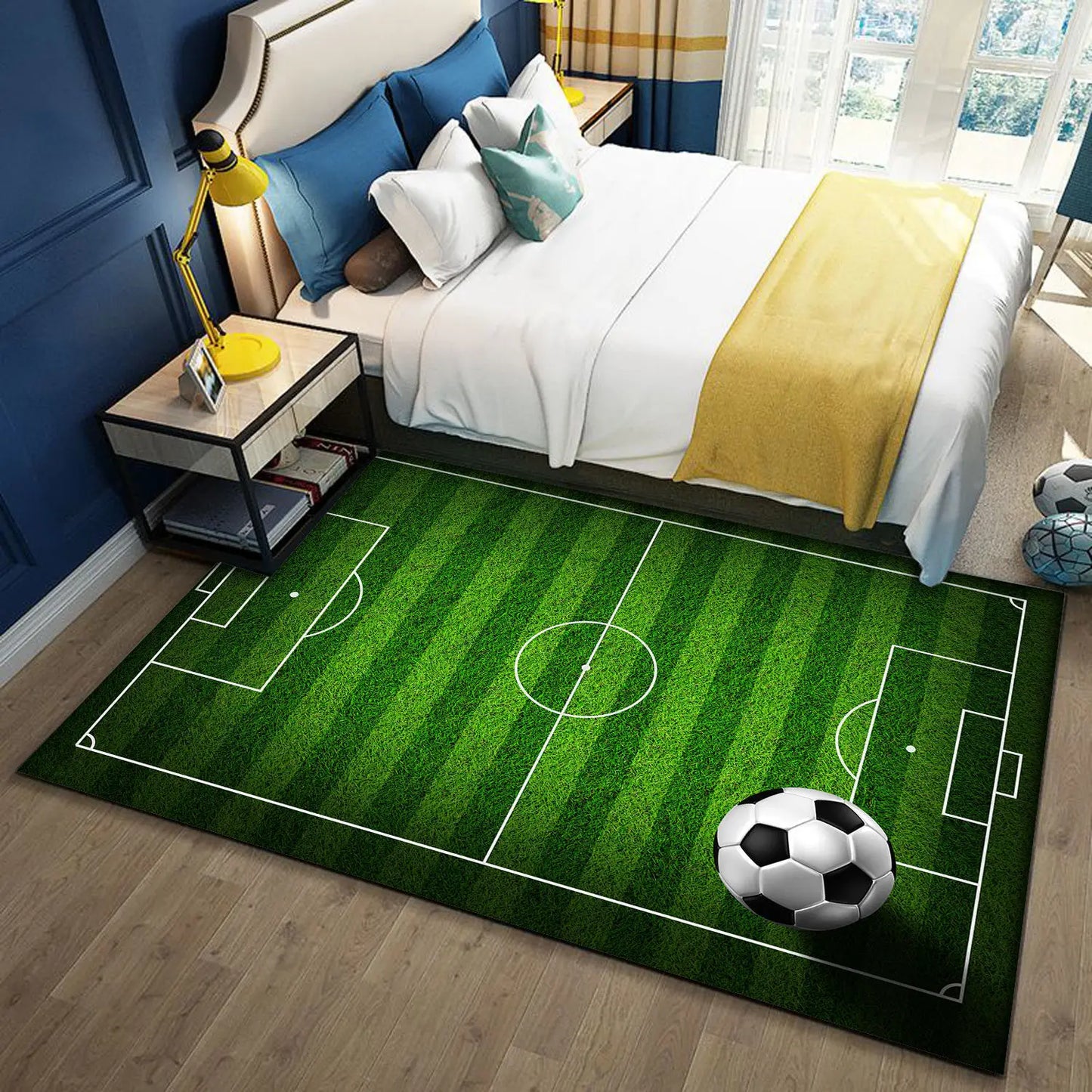 Tapis De Chambre - Terrain De football