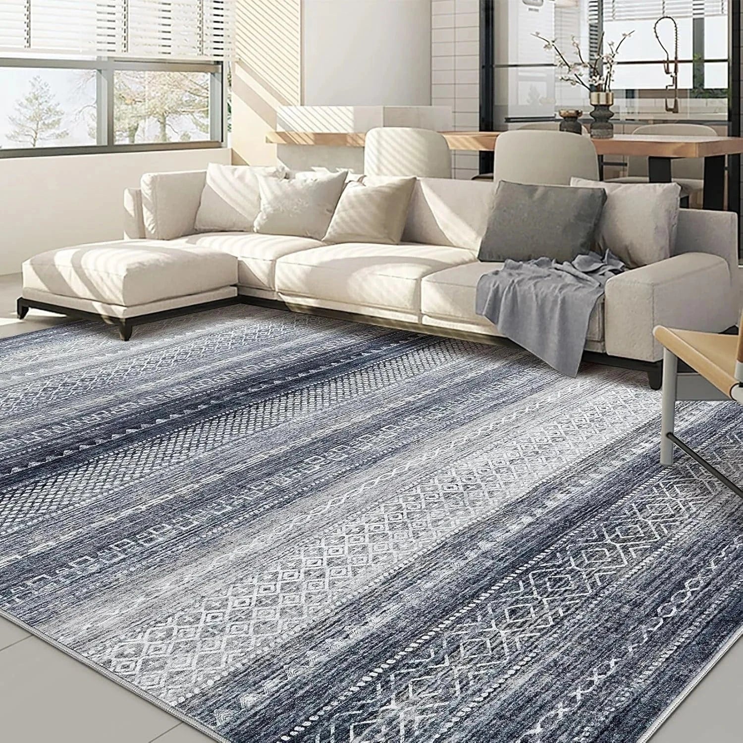 Canvanation 2 / 80x120cm Tapis De Salon Moderne - Design Aubusson, Style Européen & Américain