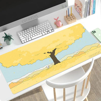 Canvanation 9 / 90x40x2 CM Tapis De Souris  - Cute Lapin Dessin Anime