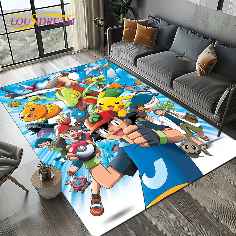 Tapis De Chambre - Pokemon Pikachu 3D