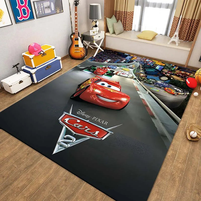 Tapis De Chambre - Cars Lightning Mcqueen