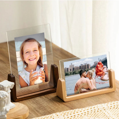 Canvanation Cadre Photo en Bois avec Plexiglass Transparent