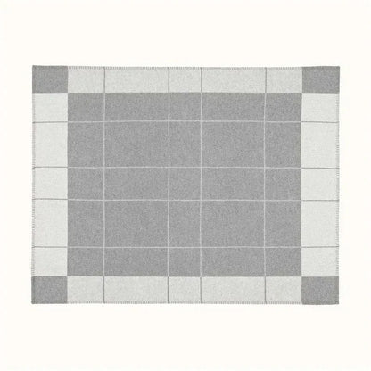 Canvanation Blanket-4 / 43x43cm Plaid en Maille Style Européen en Cachemire Synthétique – Anti-Boulochage