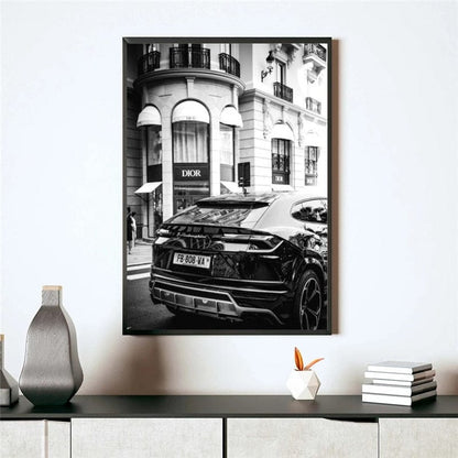 Poster Voiture Citation - Canvanation