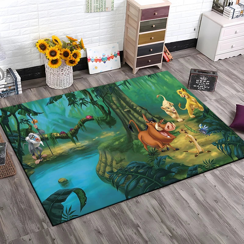 Tapis De Chambre - Roi Lion Simba