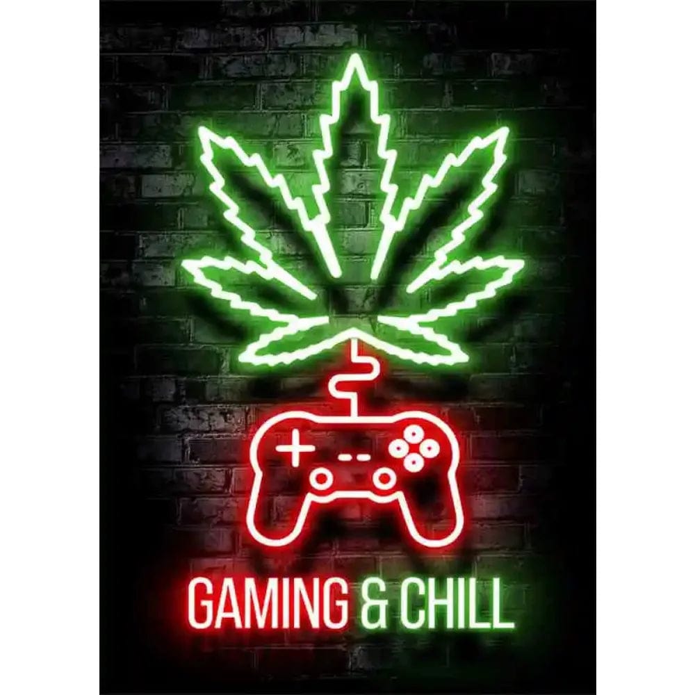 Affiche Neon Chambre Gaming