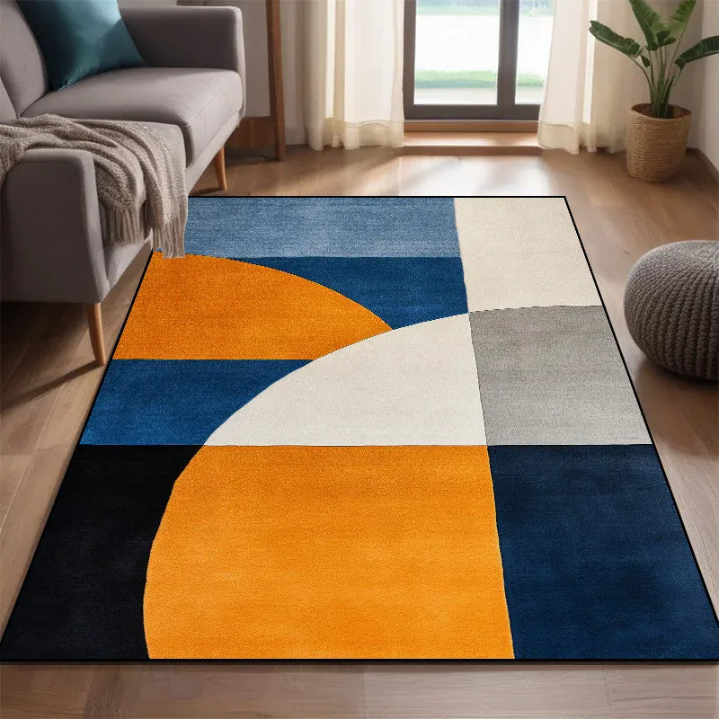 Canvanation XD19-flannel13 / 140x200cm 55x78.7in Tapis De Salon - Moderne Motif Géométrique Wilton