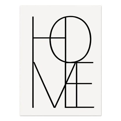 Canvanation 21x30cm / Su8 Affiche Bohème Noir Et Blanc